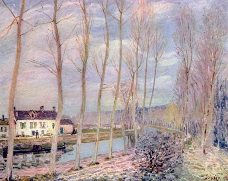Loing Kanal, Alfred Sisley